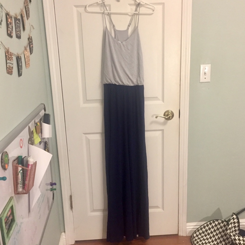 Maxi Color-blocked Dress
